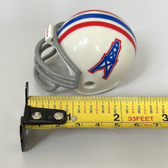 Houston Oilers NFL Vintage Pocket Pro Mini Riddell Football Helmet - Picture 4 of 6
